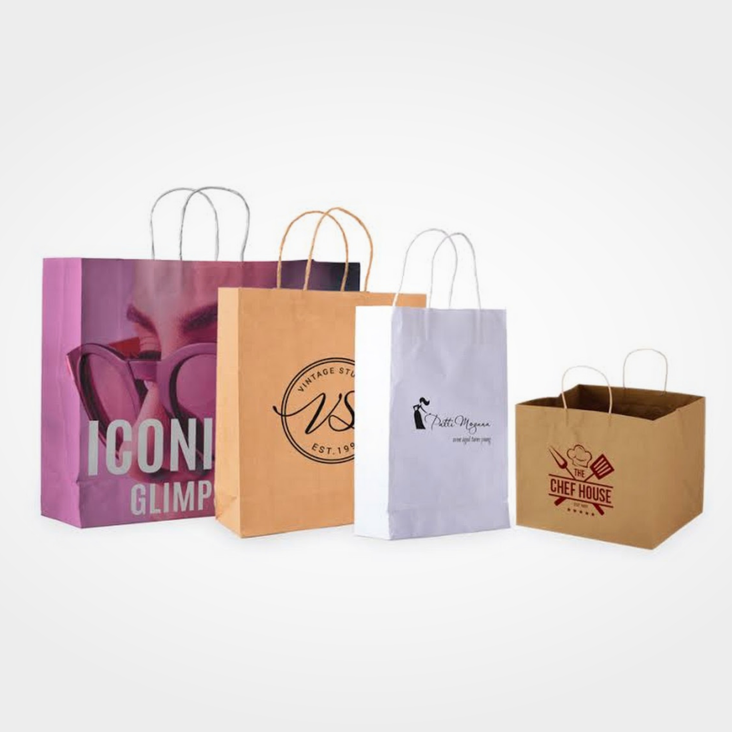Custom Business Logo QR Code Social Media Kraft Medium Gift Bag | Zazzle |  Logo gifts, Business logo, Gifts